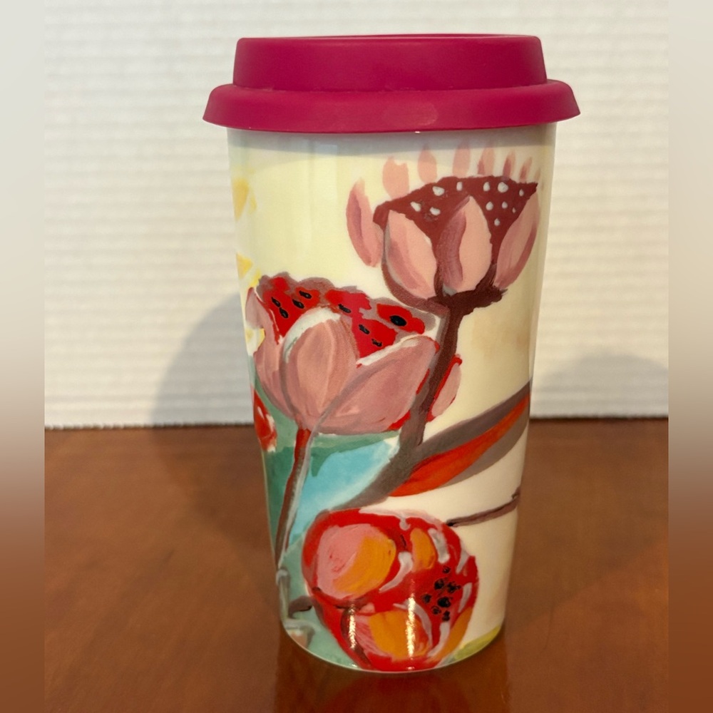 Starbucks Collectible Floral Tumbler - Picture 1 of 5